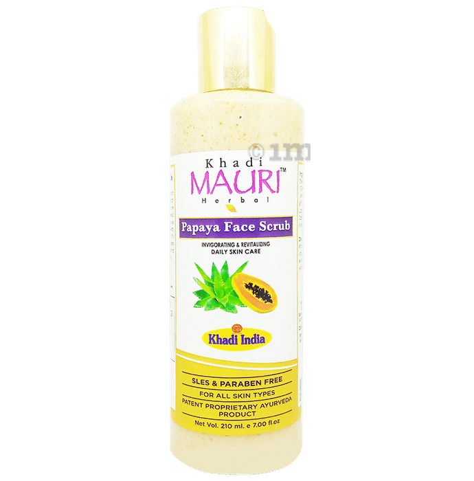 Khadi Mauri Herbal Papaya Face Scrub (210ml Each)