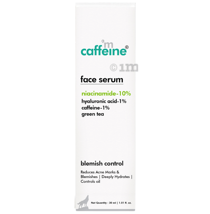 mCaffeine Green Tea Face Serum with Niacinamide 10%