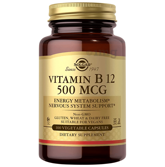Solgar Vitamin B12 500 MCG Vegetable Capsule