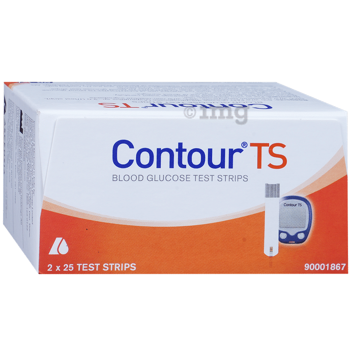 Contour TS Blood Glucose Test Strip (Only Strips)