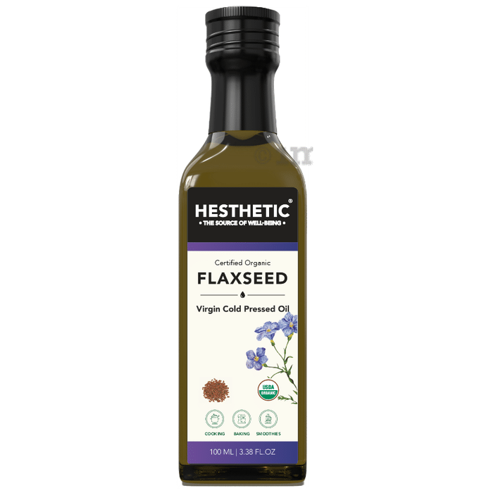 Hesthetic Certified Organic Flaxseed Virgin Cold Pressed Oil
