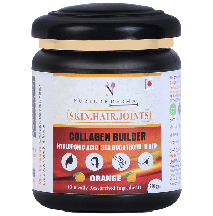 Nurture Derma Collagen Builder Powder Orange