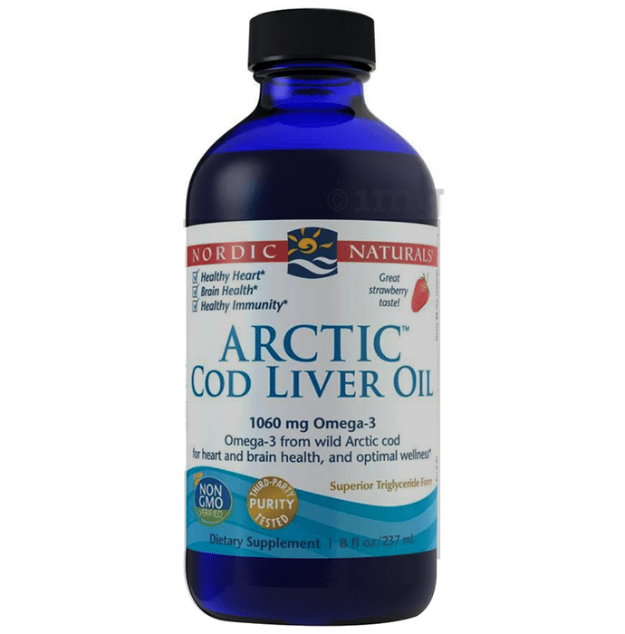 Nordic Naturals Arctic Cod Liver Oil Strawberry