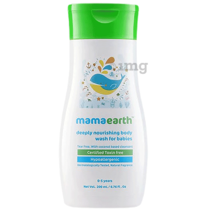 Mamaearth Deeply Nourishing Body Wash for Babies Buy bottle of 200.0 ml Body Wash at best price