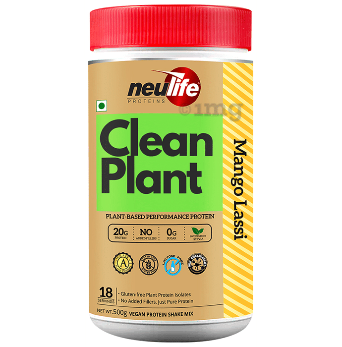 Neulife Clean Plant Protein Powder Mango Lassi