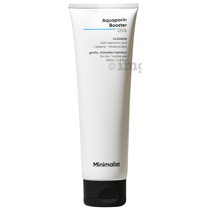 Minimalist 05% Aquaporin Booster Cleanser | Hydrates Skin