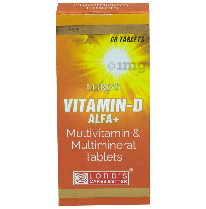 Lord's Vitamin-D Alfa+ | With Multivitamin & Multimineral | Tablet