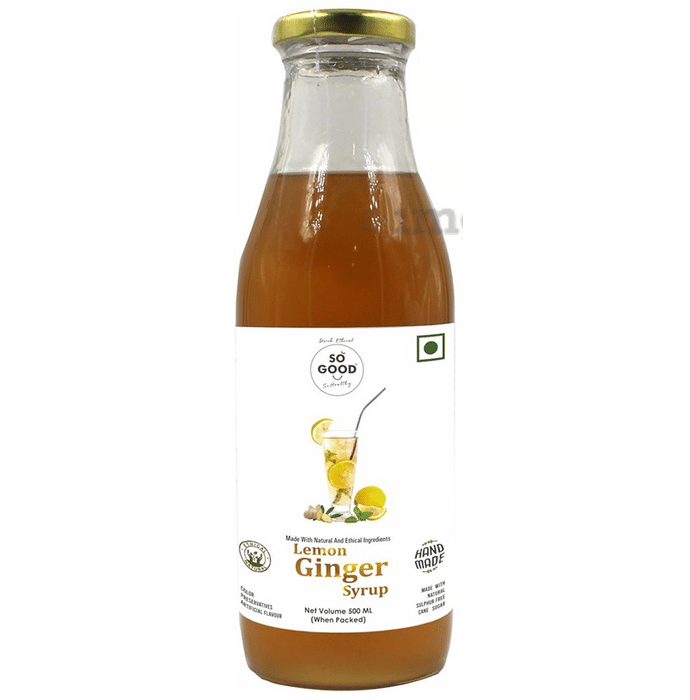 So Good Lemon Ginger Syrup
