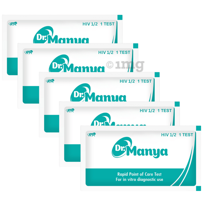 Dr. Manya HIV 1/2 Test Kit (1 Cassette Each)