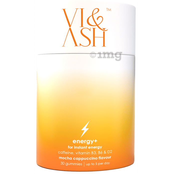 Vi & Ash Energy+ Gummies Mocha Cappuccino