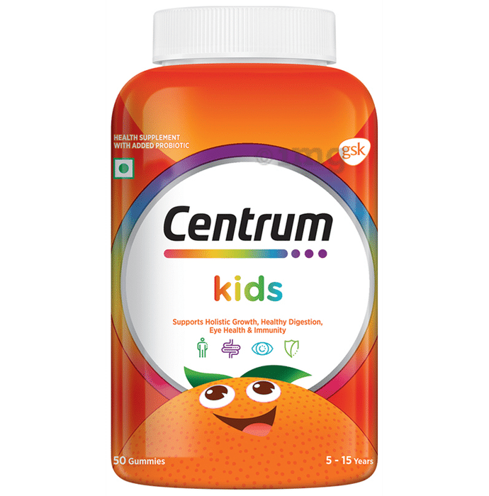 Centrum | Veg Tablets for Growth, Digestion, Eye Health & Immunity | World's No.1 Multivitamin | Nutrition Enhancer