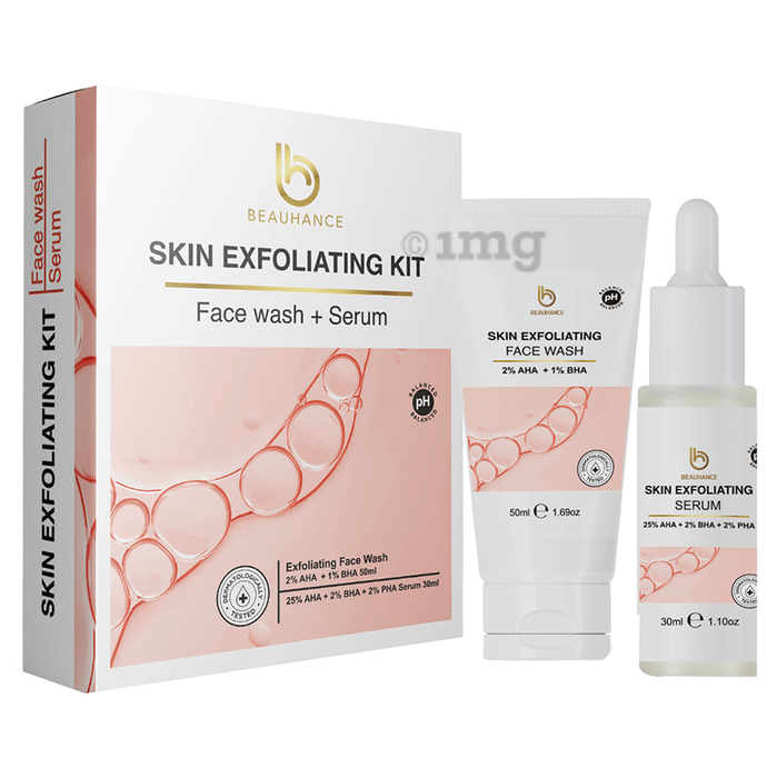 Beauhance Skin Exfoliating Kit Buy box of 1.0 Kit at best price in India 1mg