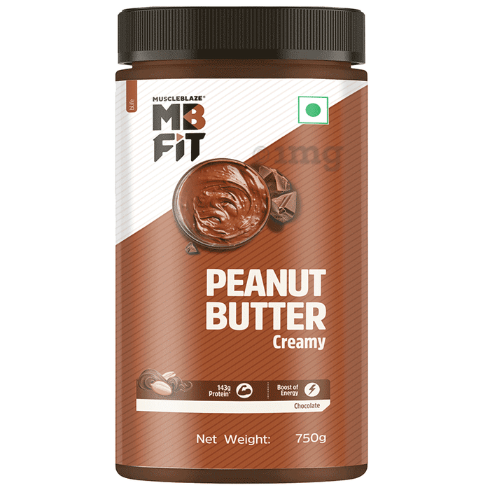MuscleBlaze MB Fit Chocolate Peanut with High Protein & Fibre | Butter Creamy