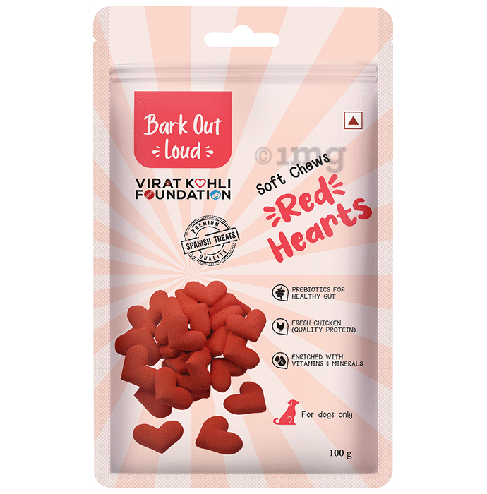 Bark Out Loud Soft Chews Red Hearts