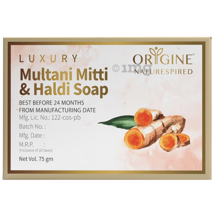 Origine Naturespired Luxury Soap (75gm Each) Multani Mitti & Haldi