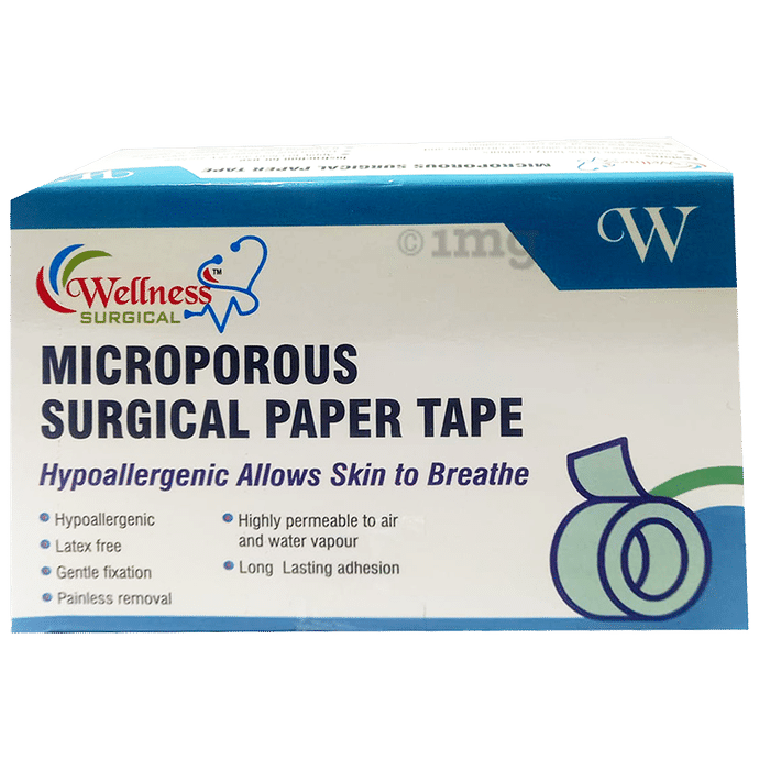 Wellness Surgical WSAP 1/2 Microporous Paper Tape 1/2inch x 5m