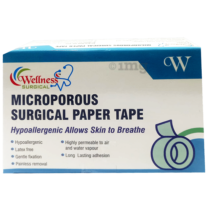 Wellness Surgical WSAP 1/2 Microporous Paper Tape 1/2inch x 5m