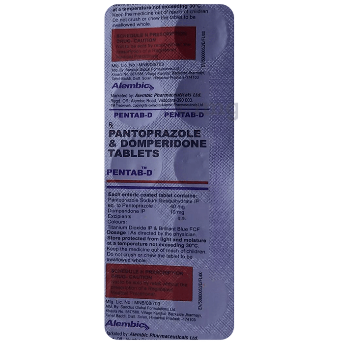 Pentab-D Tablet