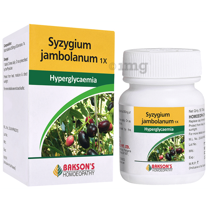 Bakson's Homeopathy Syzygium Jambolanum Tablet 1X