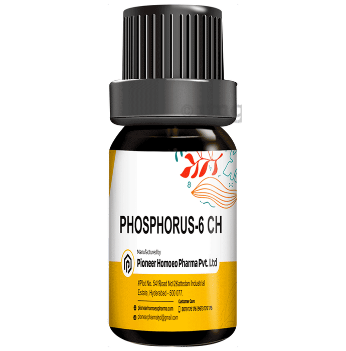 Pioneer Pharma Phosphorus Globules Pellet Multidose Pills 6 CH
