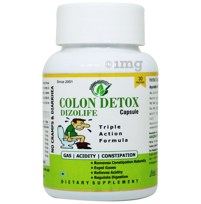 Dr.Bhargav’s Colon Detox Dizolife Veg Capsule