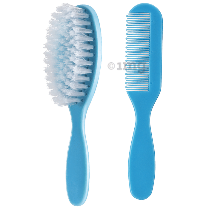 Vega Baby & Mom Comb & Brush Set Blue