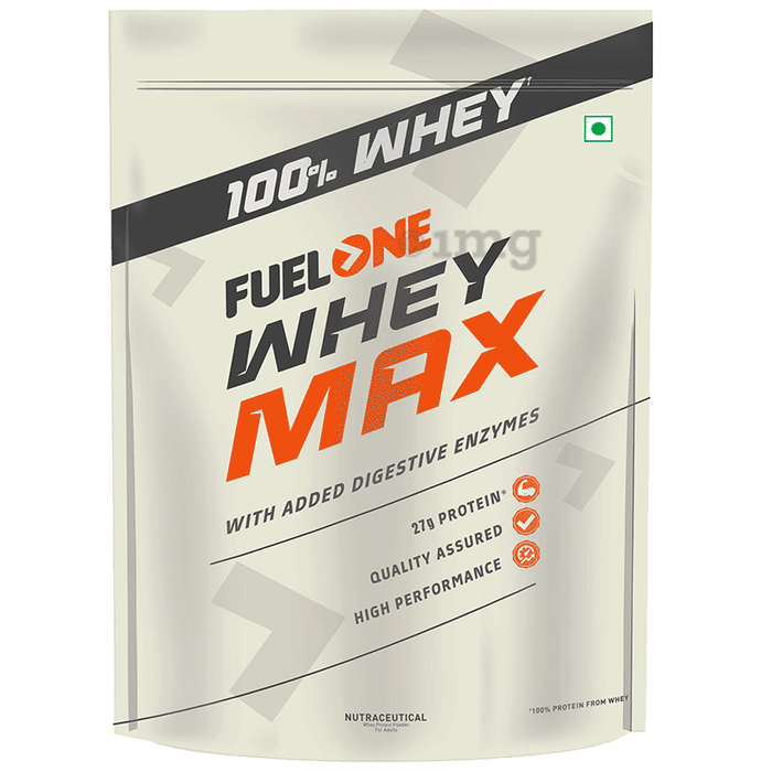 Fuel One Whey Max, Whey Protein Concentrate & Whey Protein Isolate Chocolate Powder