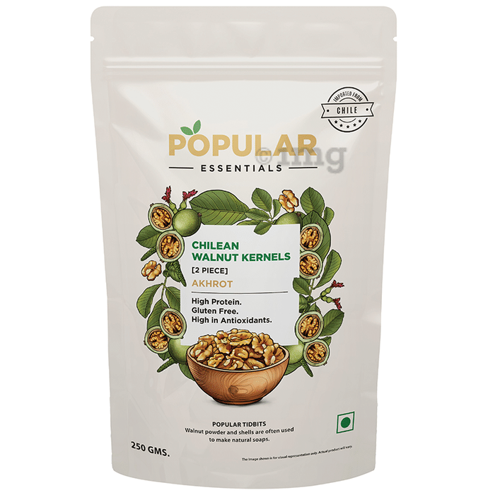 Popular Essentials Chilean Walnut Kernels 2 piece