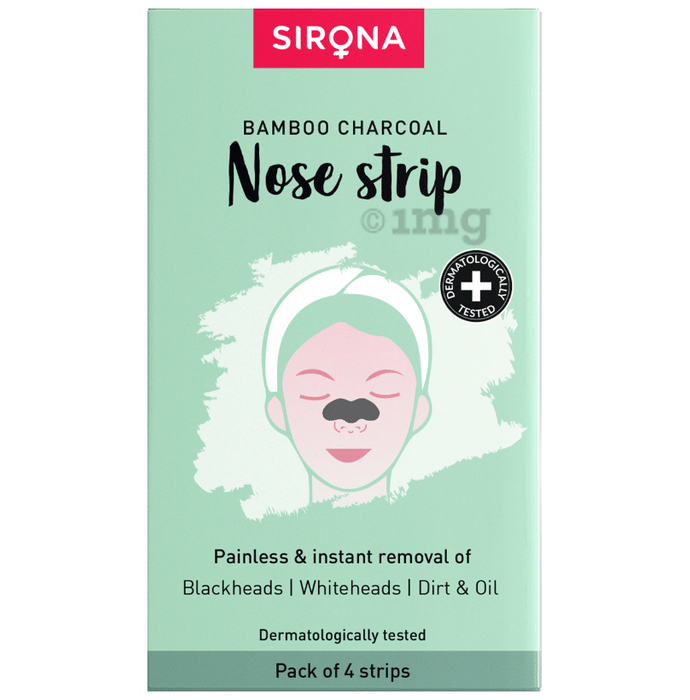 Sirona Bamboo Charcoal Nose Strip (4 Each)