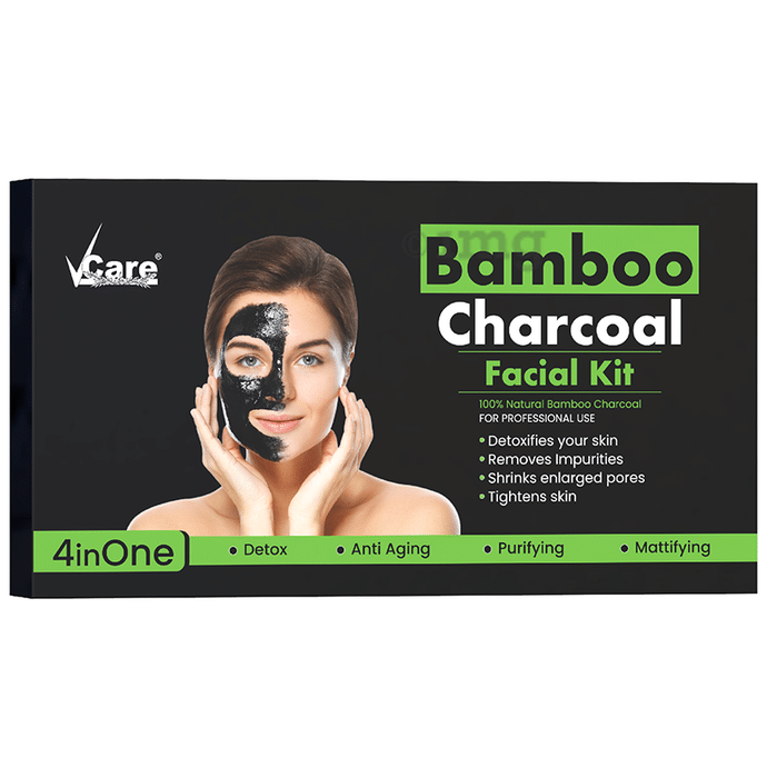 VCare Bamboo Charcoal Facial Kit (150gm Each)