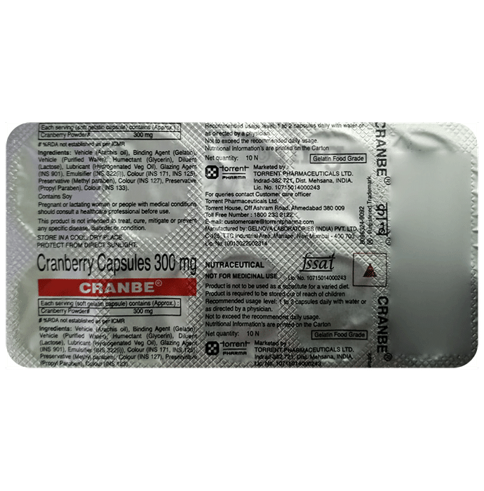 Cranbe 300mg Soft Gelatin Capsule