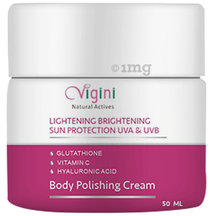 Vigini Natural Actives Skin Lightening Brightening Body Whitening Polishing Cream
