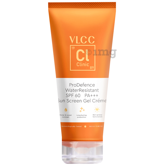 VLCC Clinic Pro Defence Water Resistant  Sunscreen Gel Cream SPF 60 PA+++