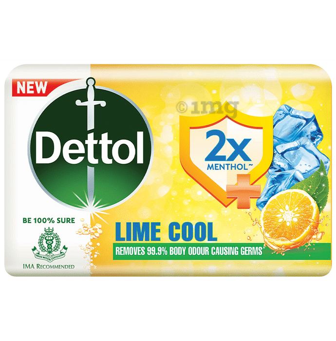 Dettol 2x Menthol Lime Cool (75gm Each)