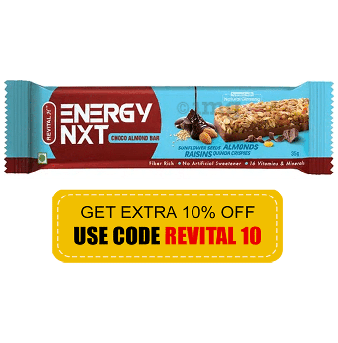 Revital H Energy NXT Bar (35gm Each) Choco Almond