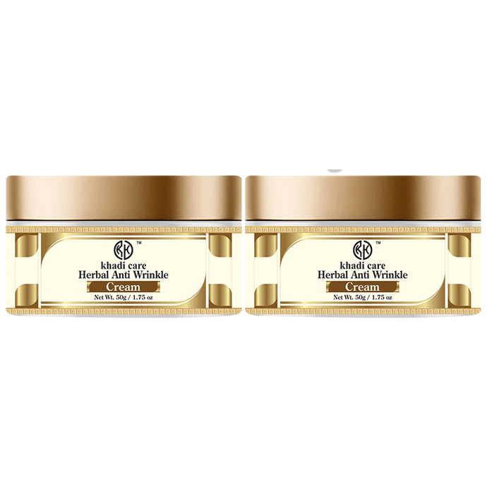 Khadi Care Herbal Anti Wrinkle Cream (50gm Each)