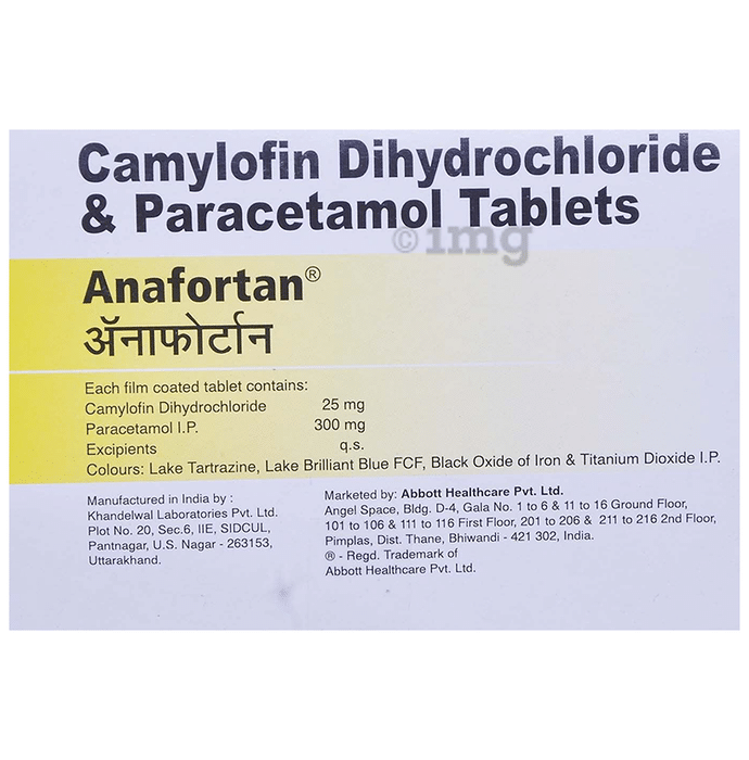 Anafortan 25 mg/300 mg Tablet