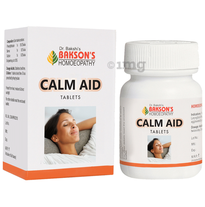 Bakson's Homeopathy Calm Aid Tablet