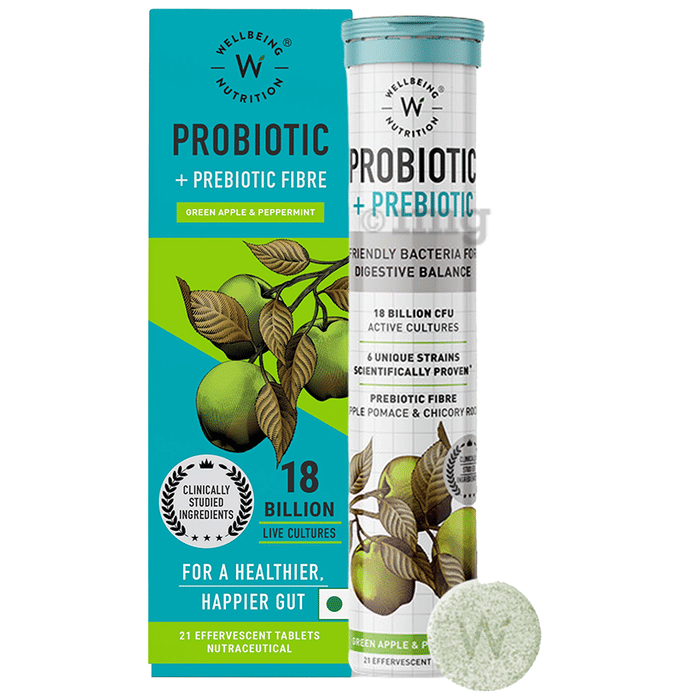 Wellbeing Nutrition Probiotic + Prebiotic Fibre with 18 Billion CFU