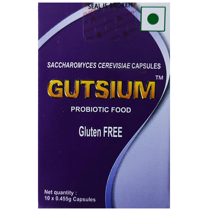 Gutsium Probiotic Food Capsule Gluten Free