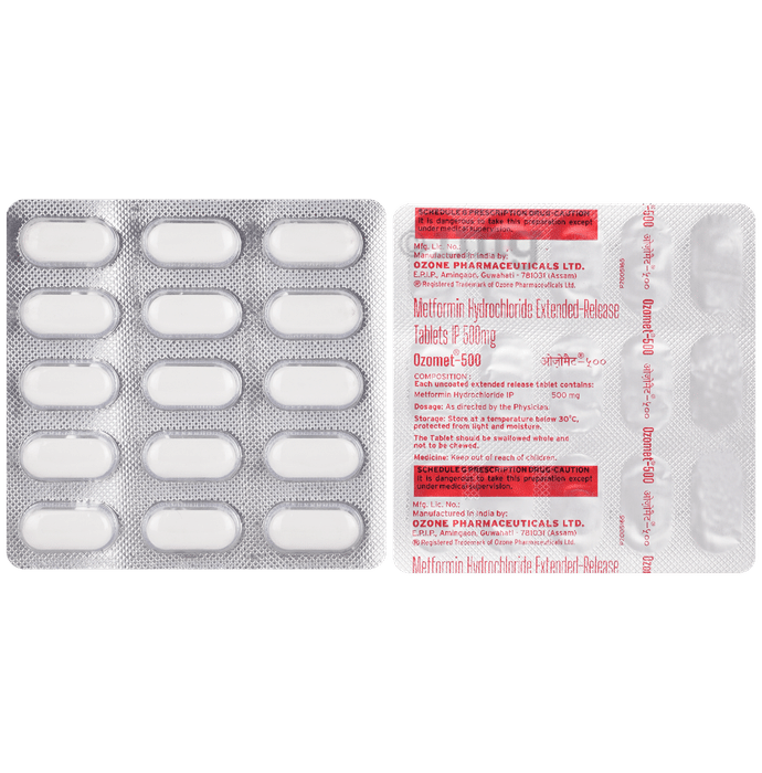 Ozomet 500 Tablet ER