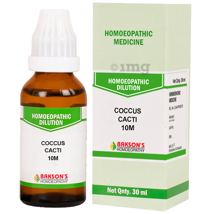 Bakson's Homoeopathy Coccus Cacti Dilution 10M