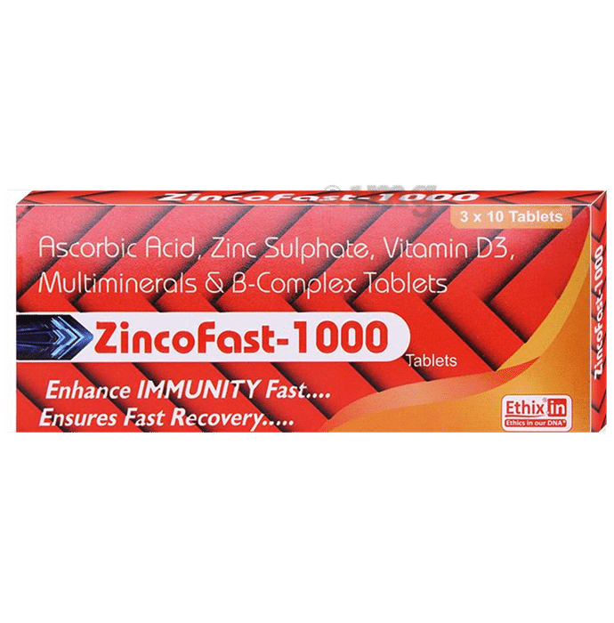 Dr. Ethix's Zincofast 1000 Tablet (10 Each)