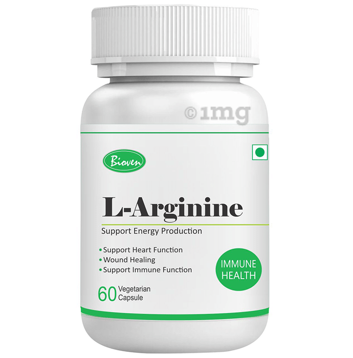 Bioven L-Arginine 500mg Vegetarian Capsule