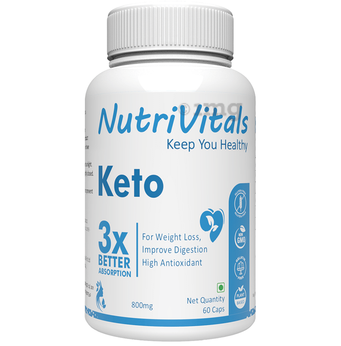NutriVitals Keto 3X Better Absorption Capsule
