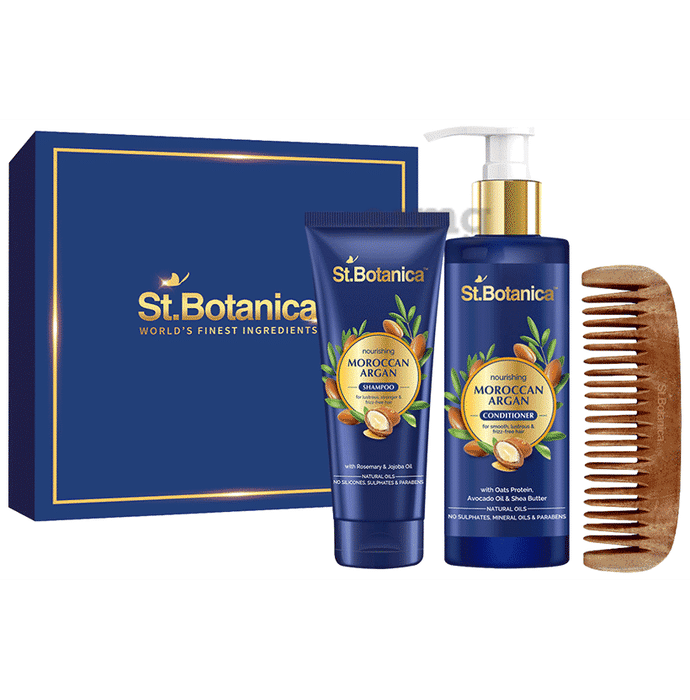 St Botanica Combo Pack of Moroccan Argan Shampoo & Conditioner
