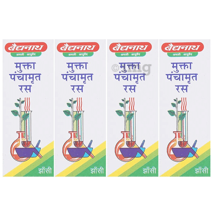 Baidyanath (Jhansi) Mukta Panchamrit Ras Tablet (10 Each)