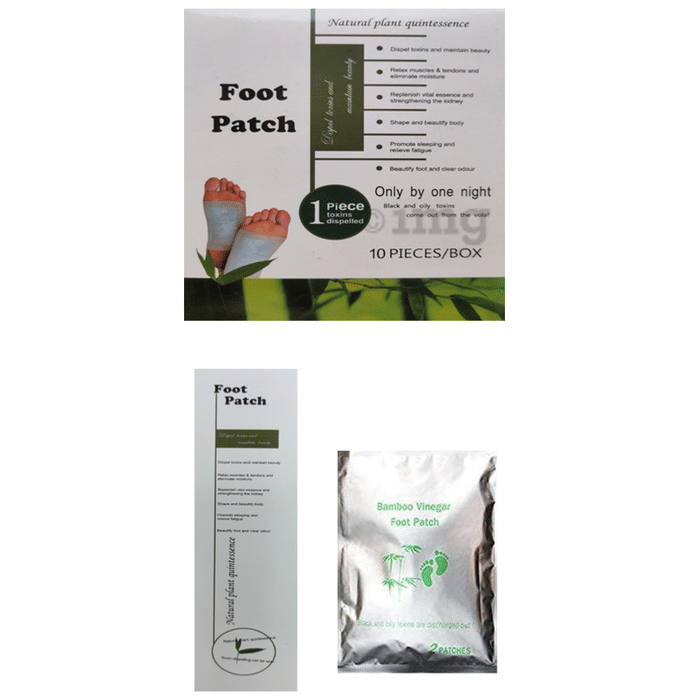 Agarwals Premium Swadeshi Herbal Organic Detox Foot Patch (10 Each)