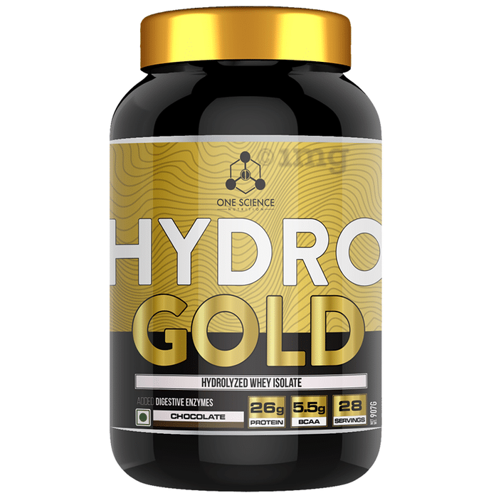 One Science Nutrition Hydro Gold Hydrolyzed Whey Isolate Powder Chocolate