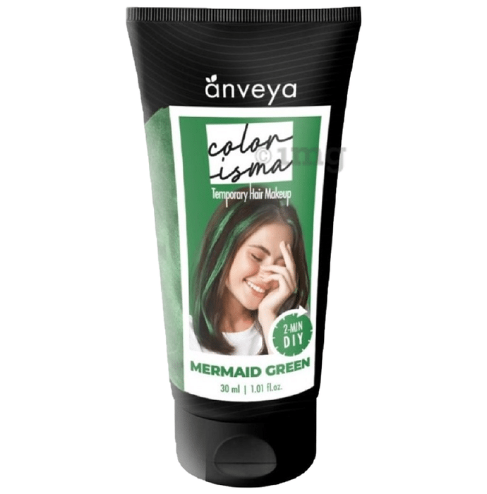Anveya Colorisma 1 Day Temporary Hair Color (30ml Each) Mermaid Green